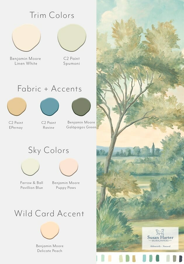Paint Palettes Susan Harter Muralpapers - Best C2 Paint Colors