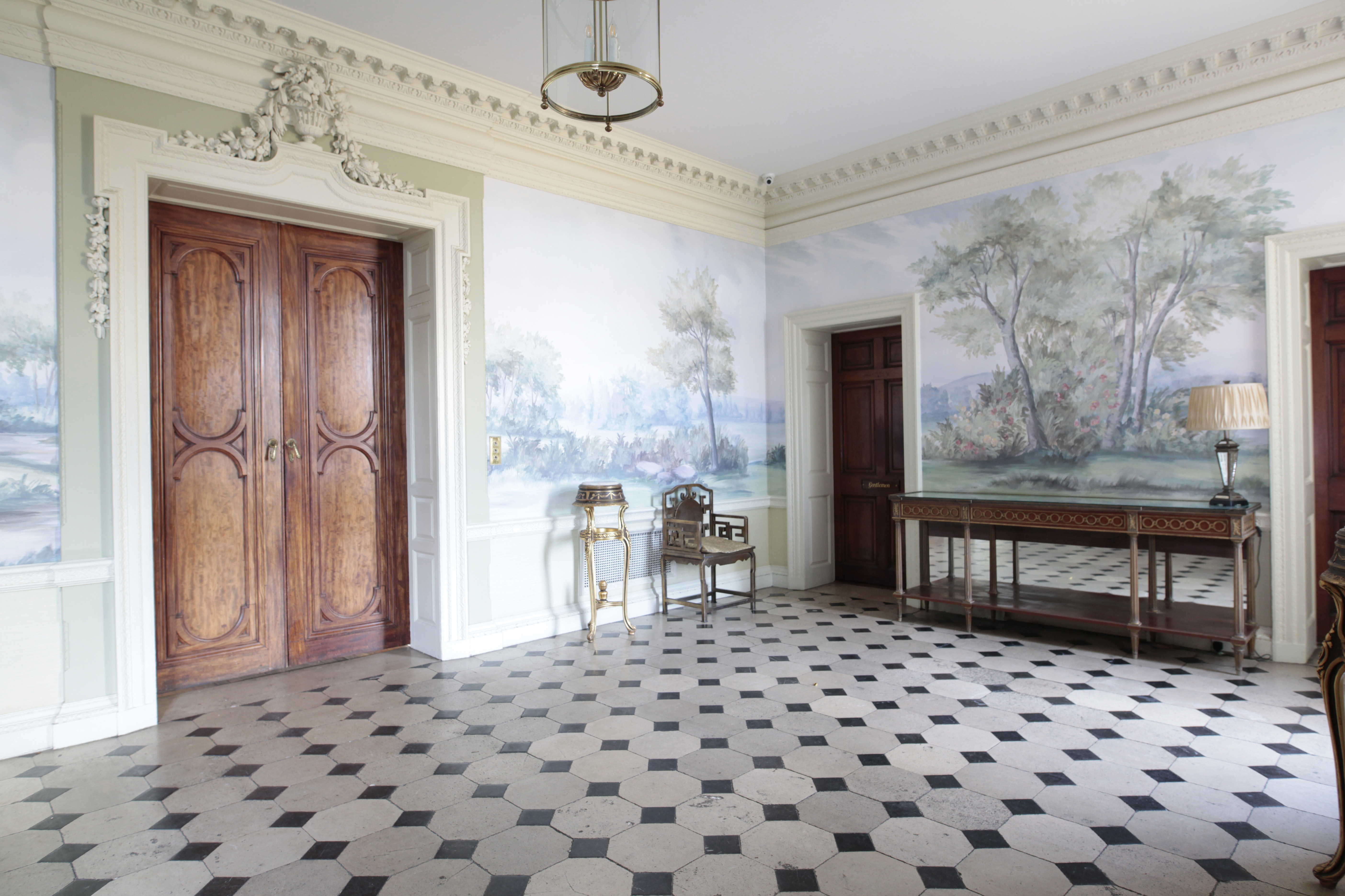 Entryway Foyer Scenic Murals Susan Harter Muralpapers