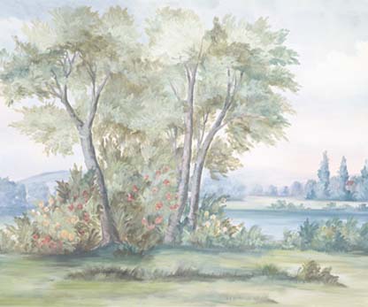 Susan Harter Muralpapers | Hand Painted Mural Wallpaper