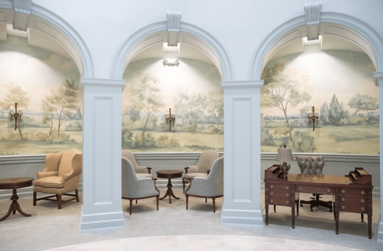 Using Wallpaper in Complex Room Features | Susan Harter Muralpapers